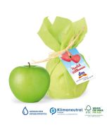 Premium-Werbe-Apfel mit Werbekärtchen (ab 150 Stück)