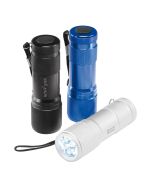 Aluminium Stabtaschenlampe, 9 LED, klein (ab 100 Stück)