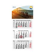 Wandkalender Medium Light 3 Complete bedrucken als Werbeartikel