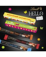 Lindt Hello Schokolade als Stab oder Stäbchen in langer schmaler Schachtel