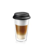 Rastal Thermobecher mit silikondeckel, Borosiliktaglas ToGo 30 cl (ab 504 Stk.)