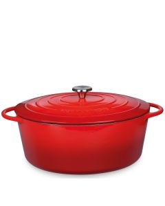 Küchenprofi Bratentopf oval 40cm rot Provence