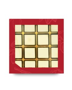 Geschenkbox mit 16 bedruckten Logo Blöckchen