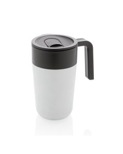 GRS recycelte PP und Stainless Steel Tasse mit Griff