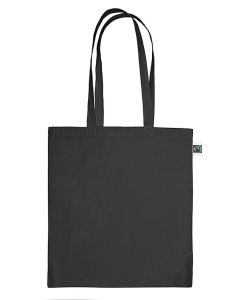 Fairtrade/GOTS Baumwolltasche Schwarz