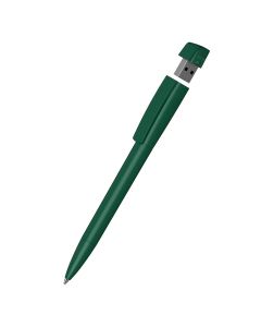 Klio-Eterna - Turnus high gloss USB 3.0 - Drehkugelschreiber mit integriertem USB-Stickdunkelgrün