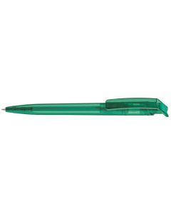 RECYCLED PET PEN transparent, petrol