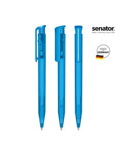 senator® Super Hit Clear  Druckkugelschreiber, weiß