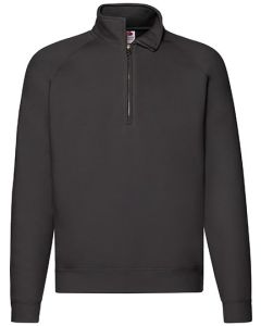 Fruit of the Loom - Premium Zip Neck Raglan Sweat
