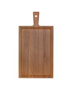 Schneidebrett mit Griff Buche 37x19cm