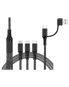 USB-C&A Ladekabel "Round" schwarz