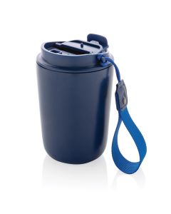 Cuppa Vakuumbecher aus RCS-Stahl mit Umhängeband