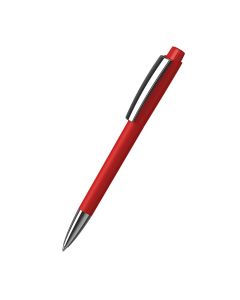 Klio-Eterna - Zeno softtouch/high gloss MMn - Druckkugelschreibersofttouch rot