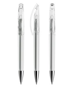 Prodir DS3.1 TTC Transparent mit verchromter MetallspitzeKlar transparent