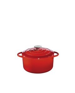 Küchenprofi Bratentopf rund 24cm rot