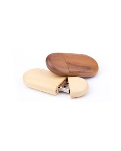 USB Stick Holz Oval