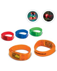 Armband mit Blinklichtern (ab 100 Stück)