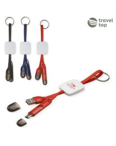 Schlüsselanhänger mit USB Aufladekabel (ab 50 Stück)