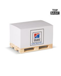 Zettelblock auf Holzpalette 530 Blatt (ab 100 Stück)