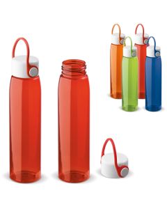Wasserflasche mit Silikonhenkel 500 ml (ab 50 Stück)