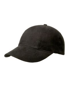 Brushed 6 Panel Cap, Turned Top