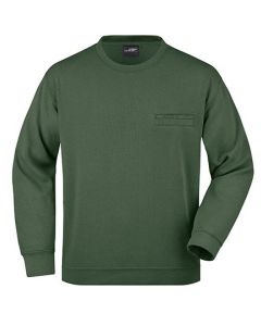 James&Nicholson - Men´s Round Sweat Pocket