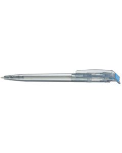 RECYCLED PET PEN transparent SG, hellblau