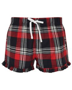 SF Women - Women´s Tartan Frill Lounge Shorts
