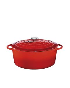 Küchenprofi Bratentopf oval 35cm rot