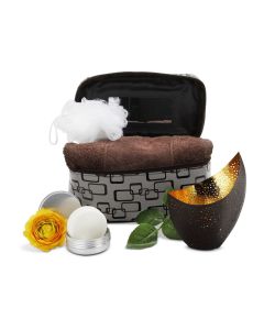Gefüllte Wellness-Tasche