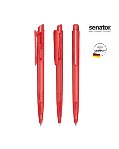 senator® Dart Clear  Druckkugelschreiber, weiß