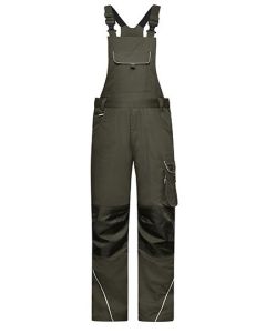 James&Nicholson - Workwear Pants with Bib - SOLID -
