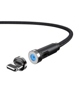 Ladekabel "Nylon Magnetwist" schwarz