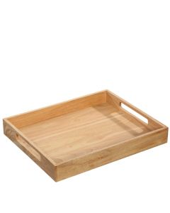 Zassenhaus Tablett eckig hell 44x36x6cm