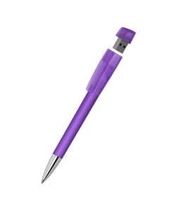 Klio-Eterna - Turnus softfrost Mn USB 2.0 - Drehkugelschreiber mit integriertem USB-Sticksoftfrost violett