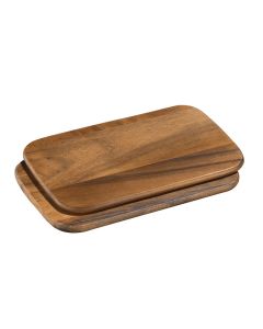 Zassenhaus Frühstücksbretter 2er Set Akazie 26cm