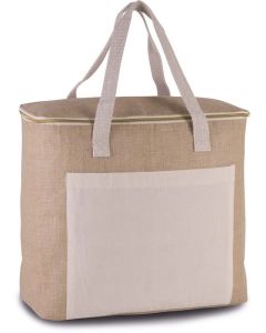 Kimood Große Kühltasche aus Jute