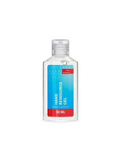 Handreinigungsgel, 50 ml, Body Label (R-PET)