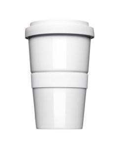 Coffee2Go, original Coffee to Go Becher, Form 345 mit glatter oder geriffelter Siliconbanderole