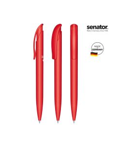 senator® Challenger  Matt Recycled Druckkugelschreiber, weiß