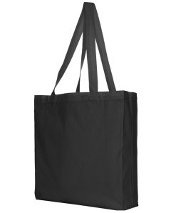 Baumwoll-Blocktasche OEKO-TEX® Premium Schwarz