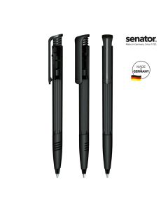 senator® Super Hit Clear SG  Druckkugelschreiber, grau Cool Gray 9