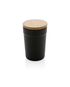 GRS rPP-Becher mit Bambusdeckel