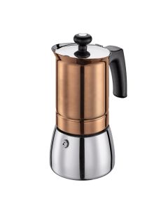 Cilio Espressokocher TOSCA 4T Edelstahl kupfer