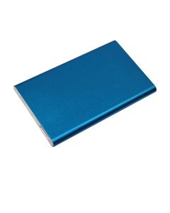 Powerbank "POWERCharger Metal 4000 mAh" blau
