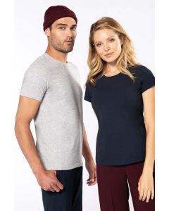 Kariban Kurzarm-Damen-T-Shirt mit Rundhalsausschnitt