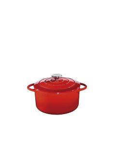 Küchenprofi Bratentopf rund 22cm rot