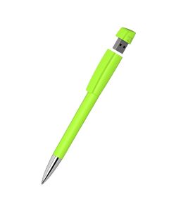 Klio-Eterna - Turnus high gloss Mn USB 2.0 - Drehkugelschreiber mit integriertem USB-Stickhellgrün