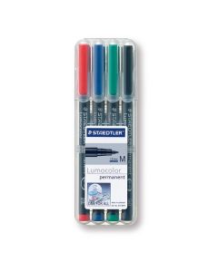 STAEDTLER Lumocolor Permanent Marker M in 4er Box 317WP4 (ab 250 Stück)