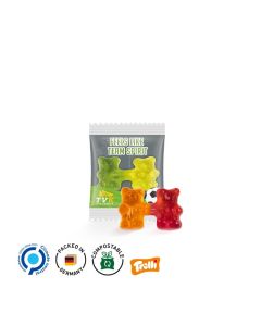 Trolli Team Gummibärchen Premium, Folie kompostierbaren transparent